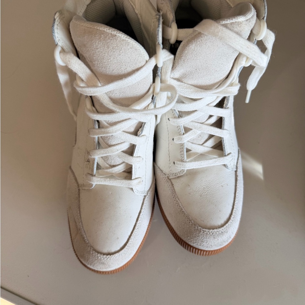 Sorel Out N About White Wedge Sneaker